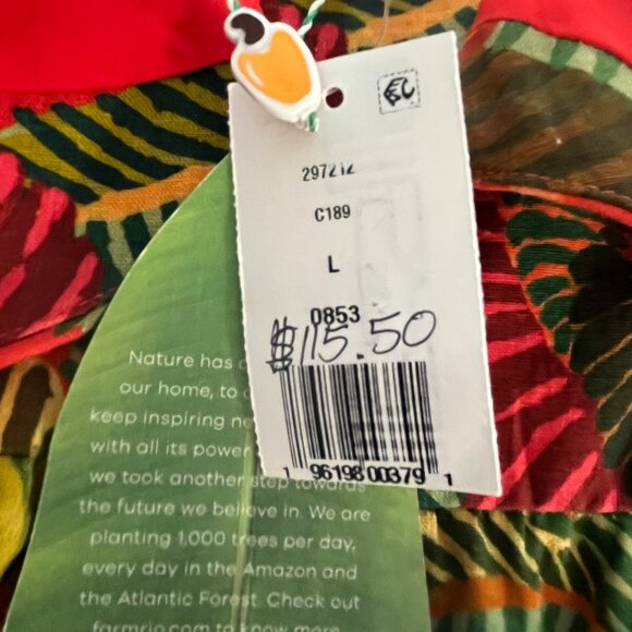 FARM Rio Red Tropical Mini Dress - Picture 12 of 15